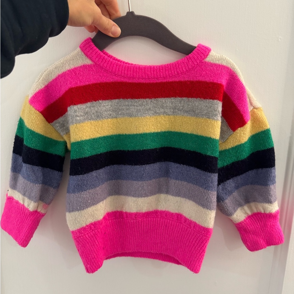 GAP Toddler Colorful Striped Sweater 12-18months